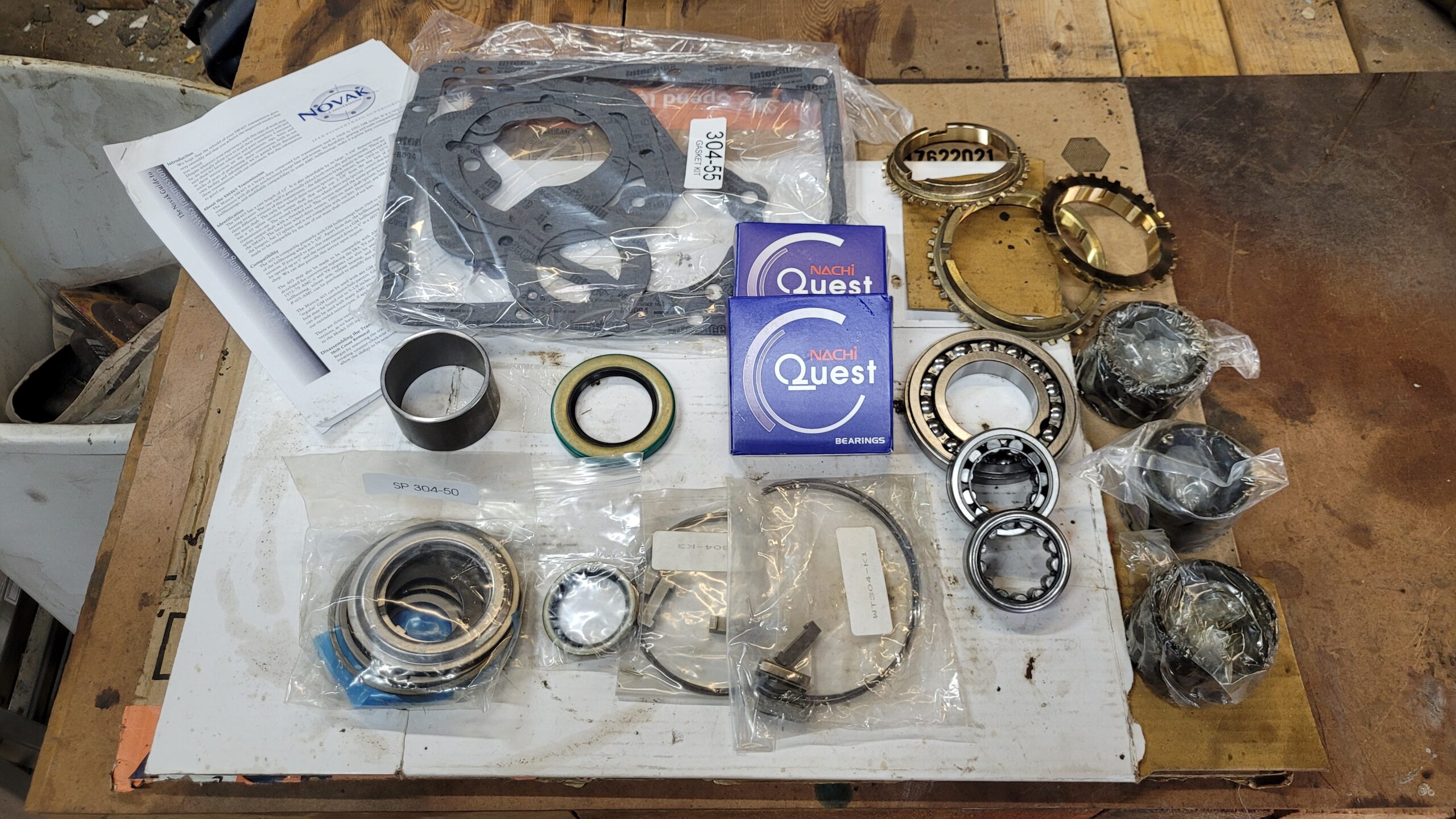 Novak Conversions SM465 rebuild kit